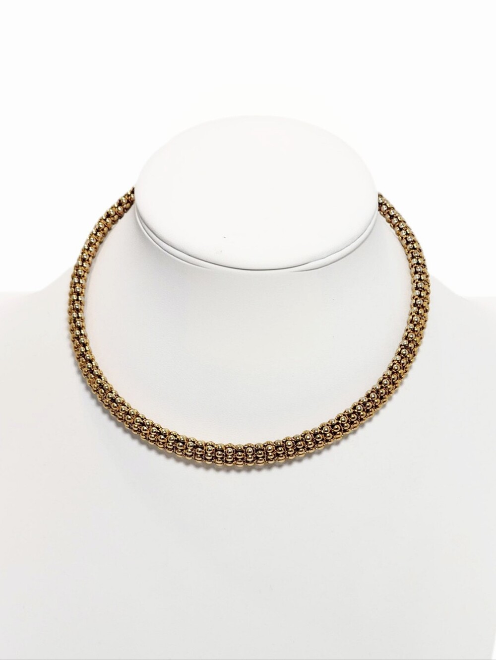 Fabulous Goldtone Collar Choker Necklace